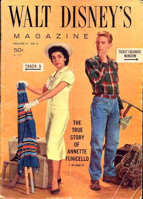 WALT DISNEY S MAGAZINE magazine side cover Issue 16  Vol 3 # 4 June 1958