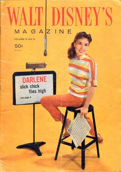 WALT DISNEY S MAGAZINE magazine side cover Issue 17  Vol 3 # 5 August 1958