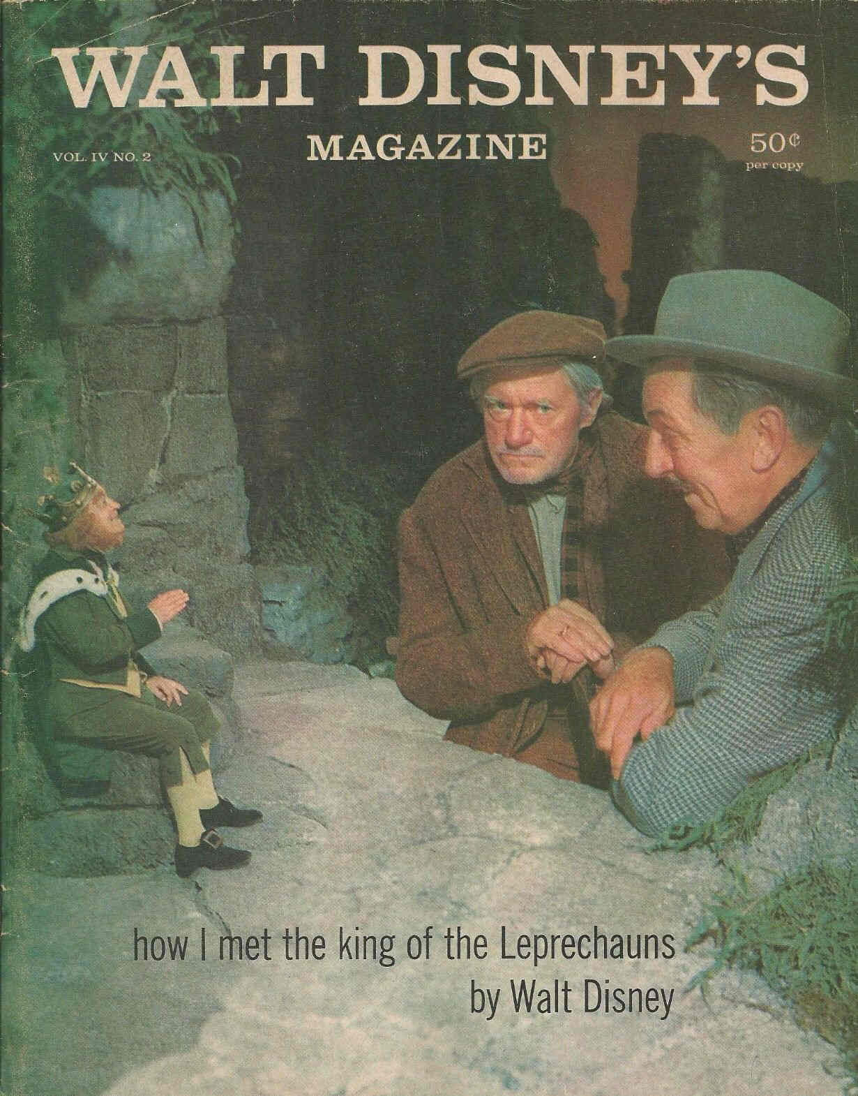 WALT DISNEY S MAGAZINE magazine side cover Issue 20  Vol 4 # 2  1959