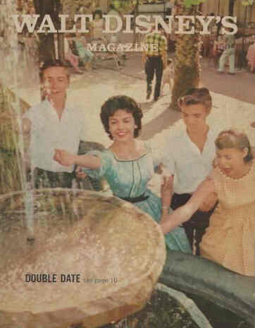 WALT DISNEY S MAGAZINE magazine side cover Issue 23  Vol 4 # 5  1959