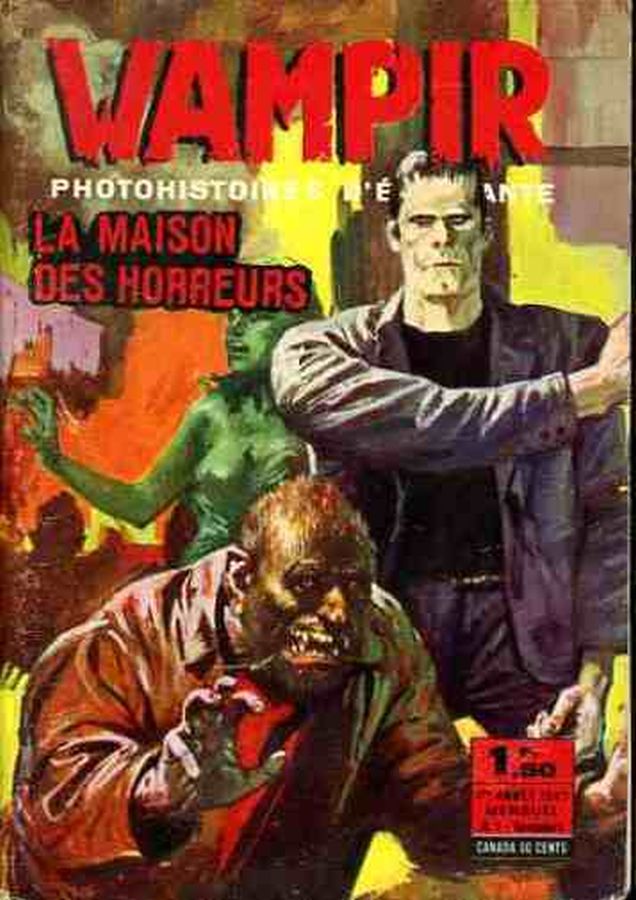 WAMPIR (FR) magazine side cover Issue 2 December 1967
