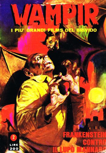 WAMPIR magazine side cover Issue 2 July 1970