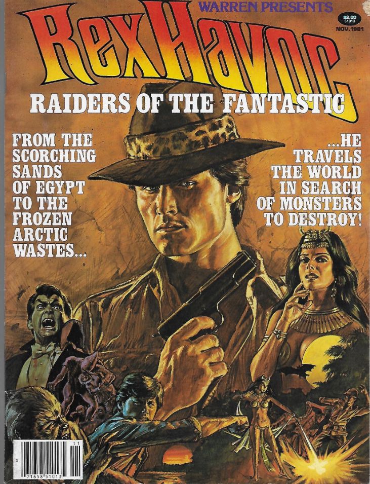 WARREN PRESENTS magazine side cover  November 1981