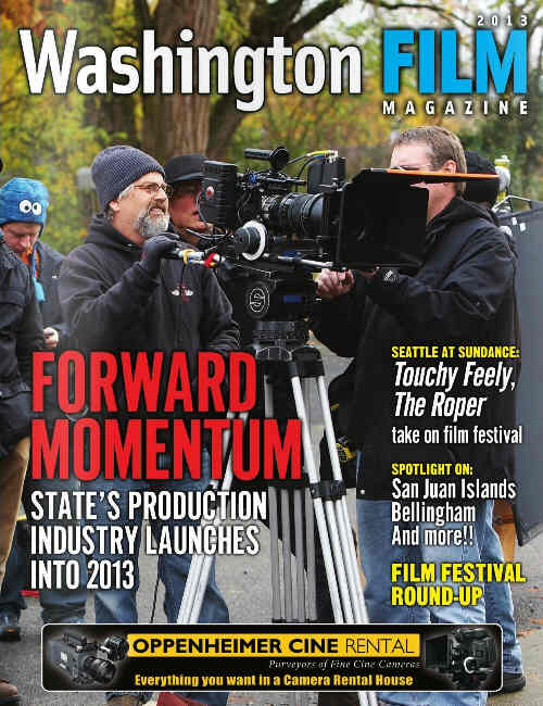WASHINGTON FILM MAGAZINE magazine side cover  2013