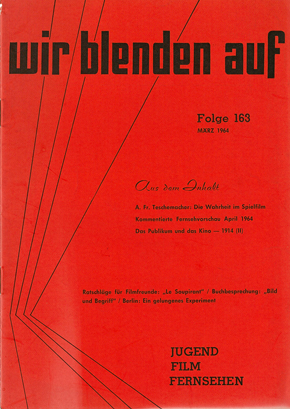 WIR BLENDEN AUF (At) magazine side cover Issue 163  1964