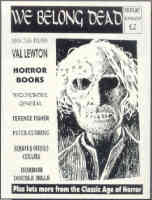 WE BELONG DEAD magazine side cover Issue 3  1992