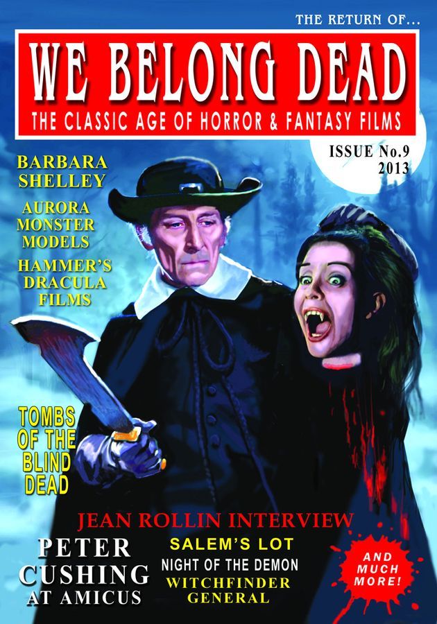 WE BELONG DEAD magazine side cover Issue 9 April/May/June 2013