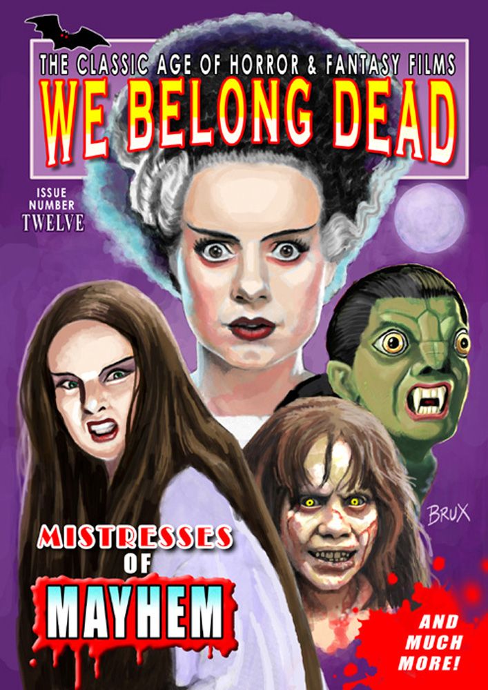 WE BELONG DEAD magazine side cover Issue 12  
