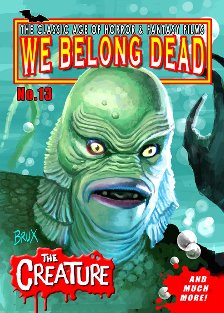 WE BELONG DEAD magazine side cover Issue 13  