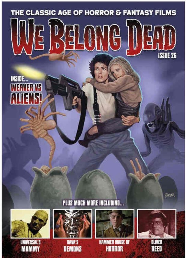 WE BELONG DEAD magazine side cover Issue 26 Fall 2021