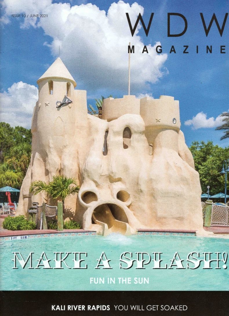 WDW MAGAZINE magazine side cover Issue 93  June 2021