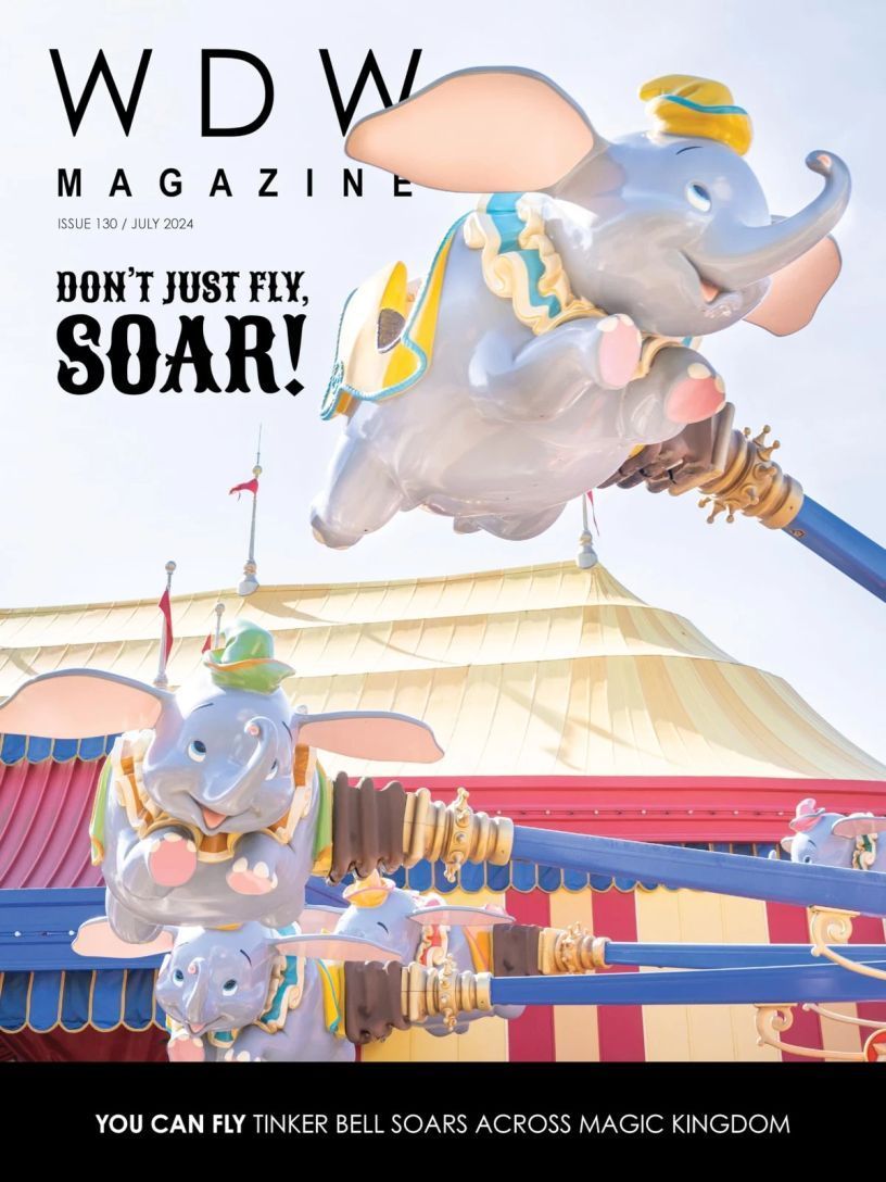 WDW MAGAZINE magazine side cover Issue 130  July 2024