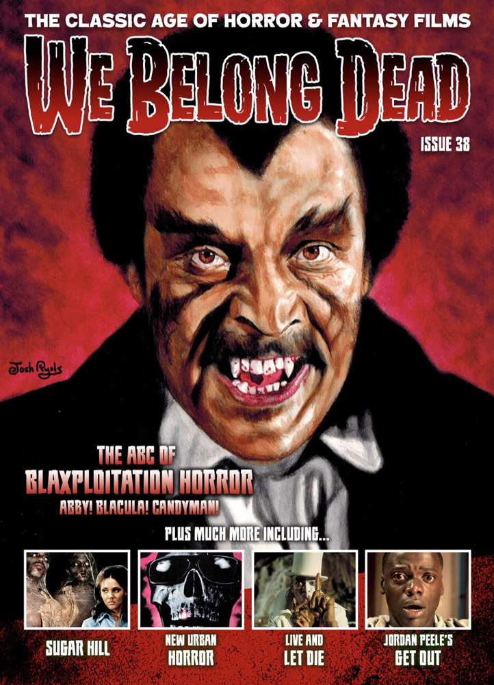 WE BELONG DEAD magazine side cover Issue 38  October 2023