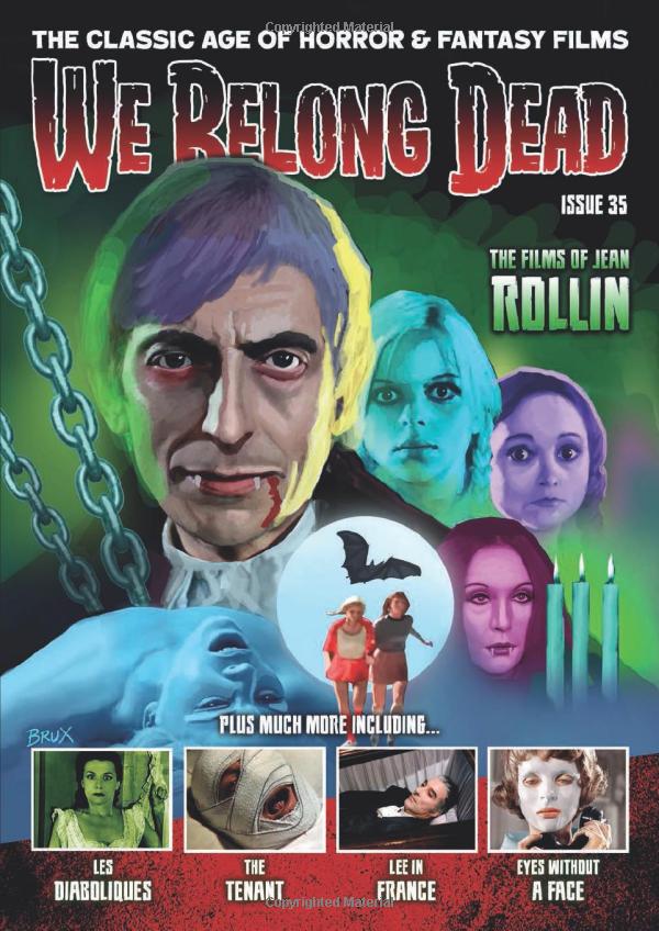 WE BELONG DEAD magazine side cover Issue 35  April 2023