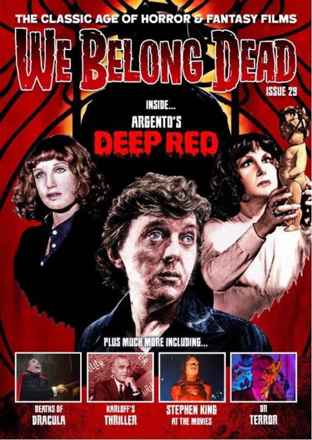 WE BELONG DEAD magazine side cover Issue 29  November 2021