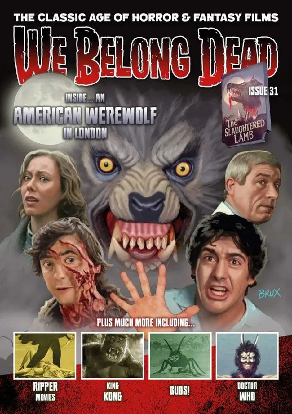 WE BELONG DEAD magazine side cover Issue 31   2022
