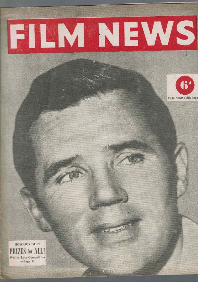 WEEKLY FILM NEWS/FILM NEWS magazine side cover 27 October 1951