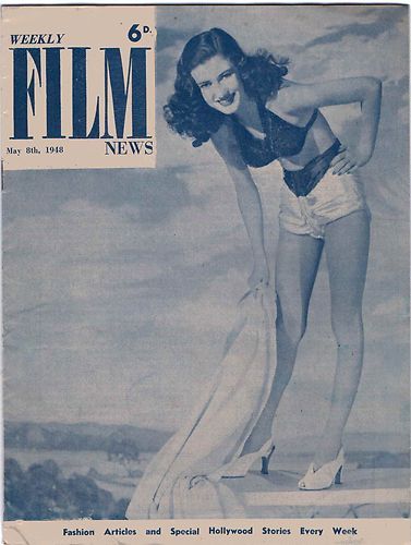 WEEKLY FILM NEWS/FILM NEWS magazine side cover 8 May 1948