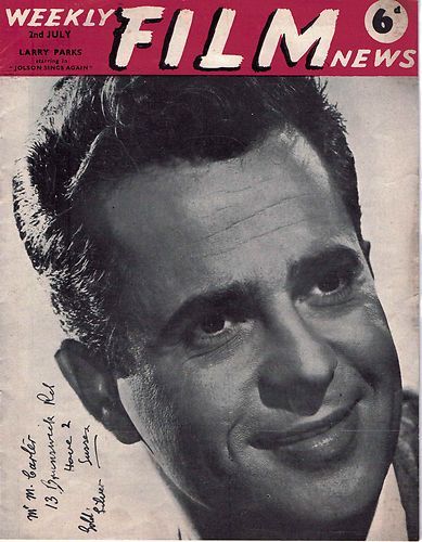 WEEKLY FILM NEWS/FILM NEWS magazine side cover 2 July 1949