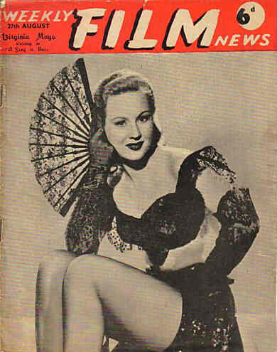 WEEKLY FILM NEWS/FILM NEWS magazine side cover 27 August 1949