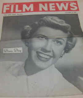 WEEKLY FILM NEWS/FILM NEWS magazine side cover 16 December 1950