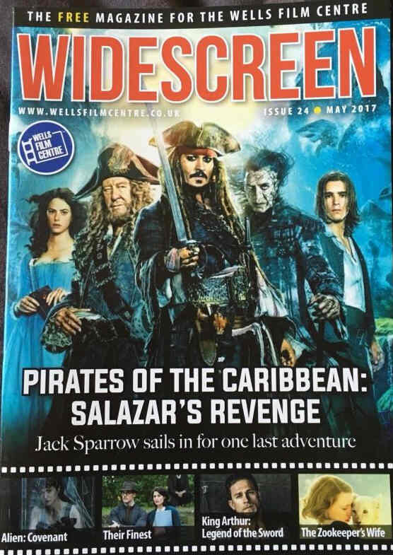 WIDESCREEN (WELLS) magazine side cover Issue 24  May 2017