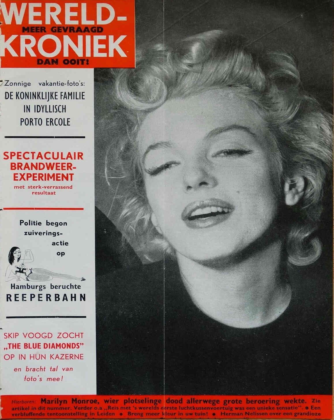WERELD KRONIEK magazine side cover Issue 33 18 August 1962
