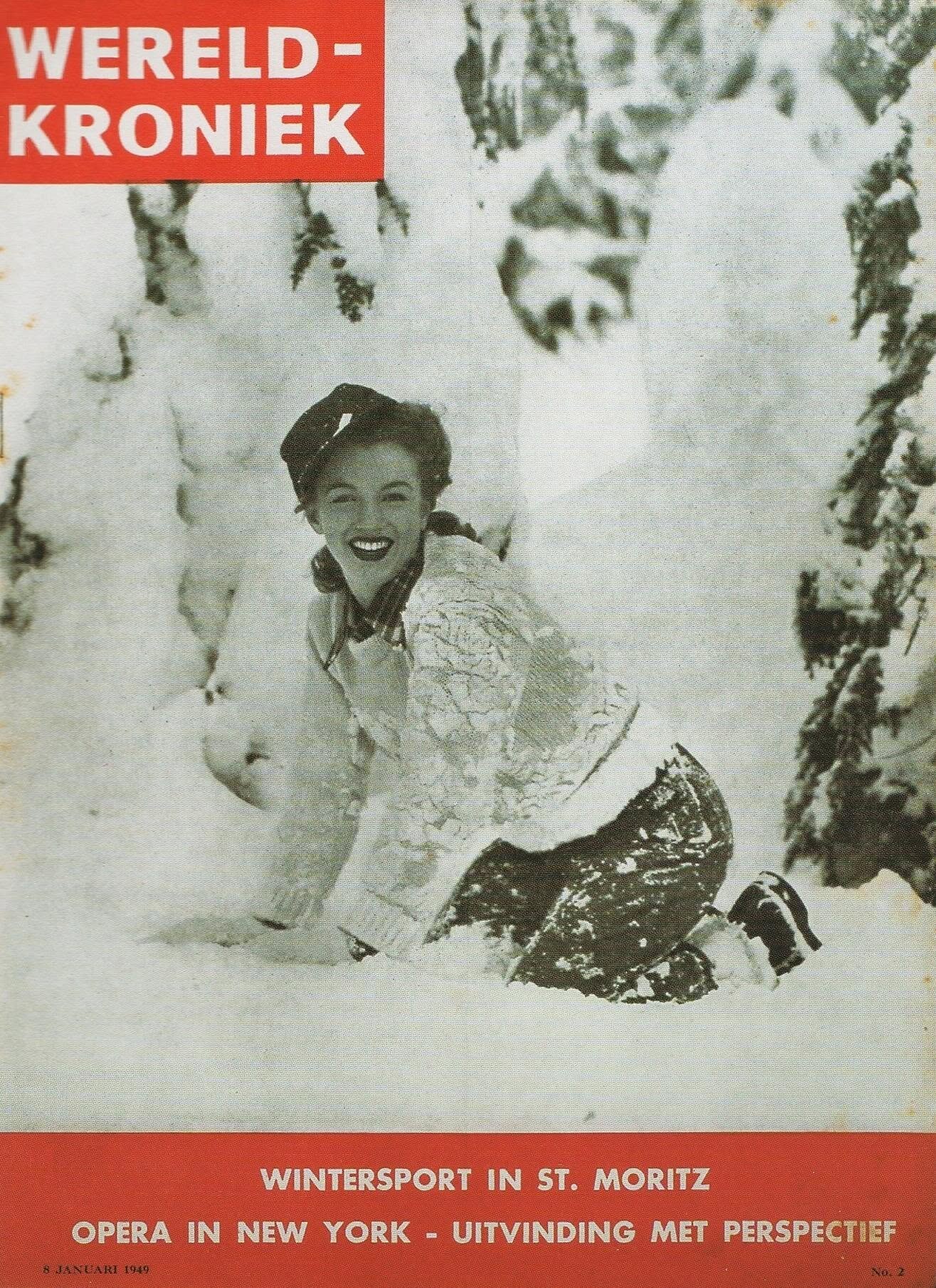 WERELD KRONIEK magazine side cover 8 January 1949