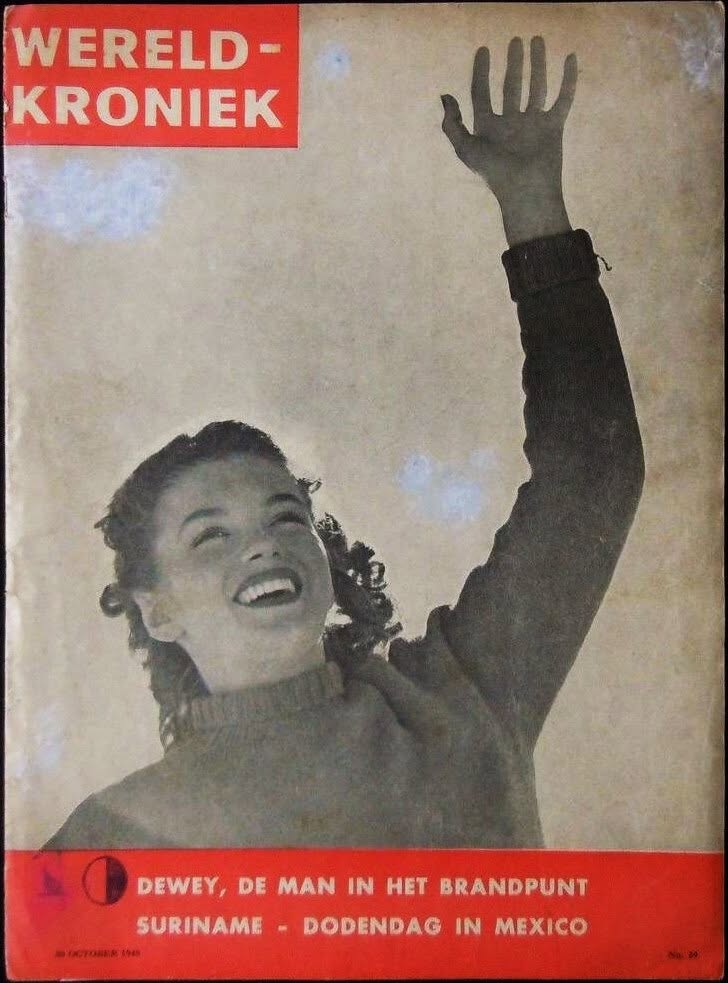 WERELD KRONIEK magazine side cover October 1949