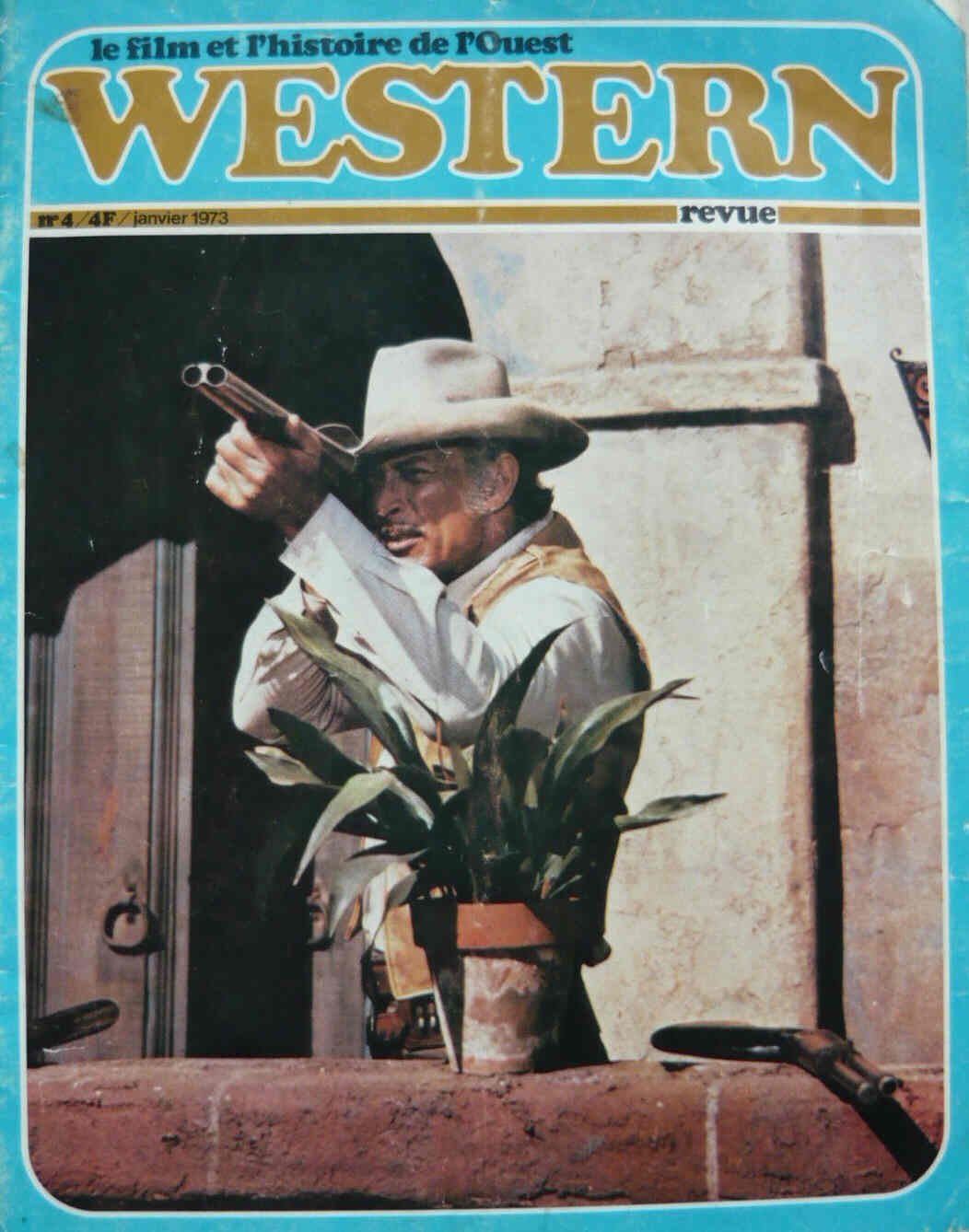 WESTERN REVUE magazine side cover Issue 4 January 1973