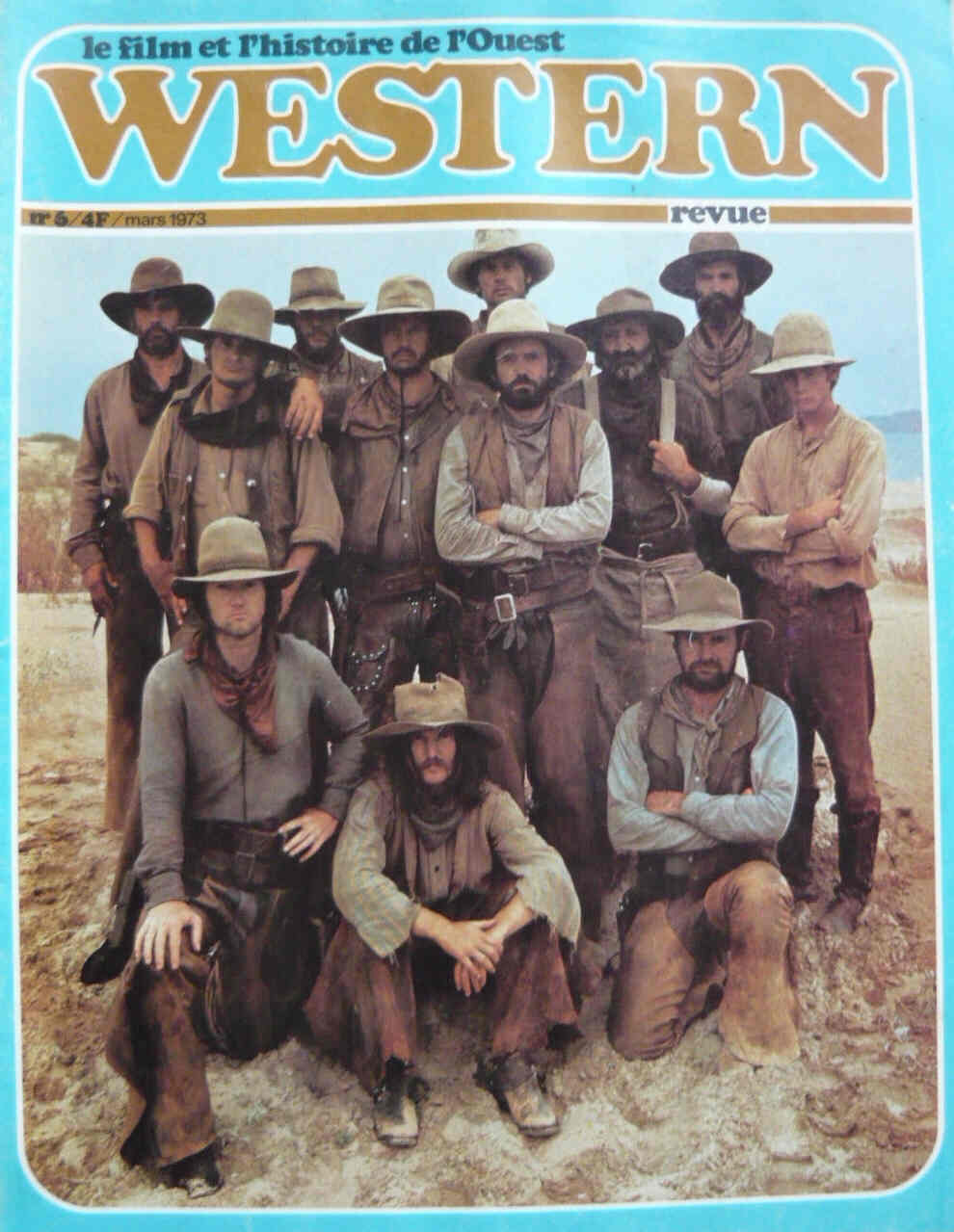 WESTERN REVUE magazine side cover Issue 6 March 1973