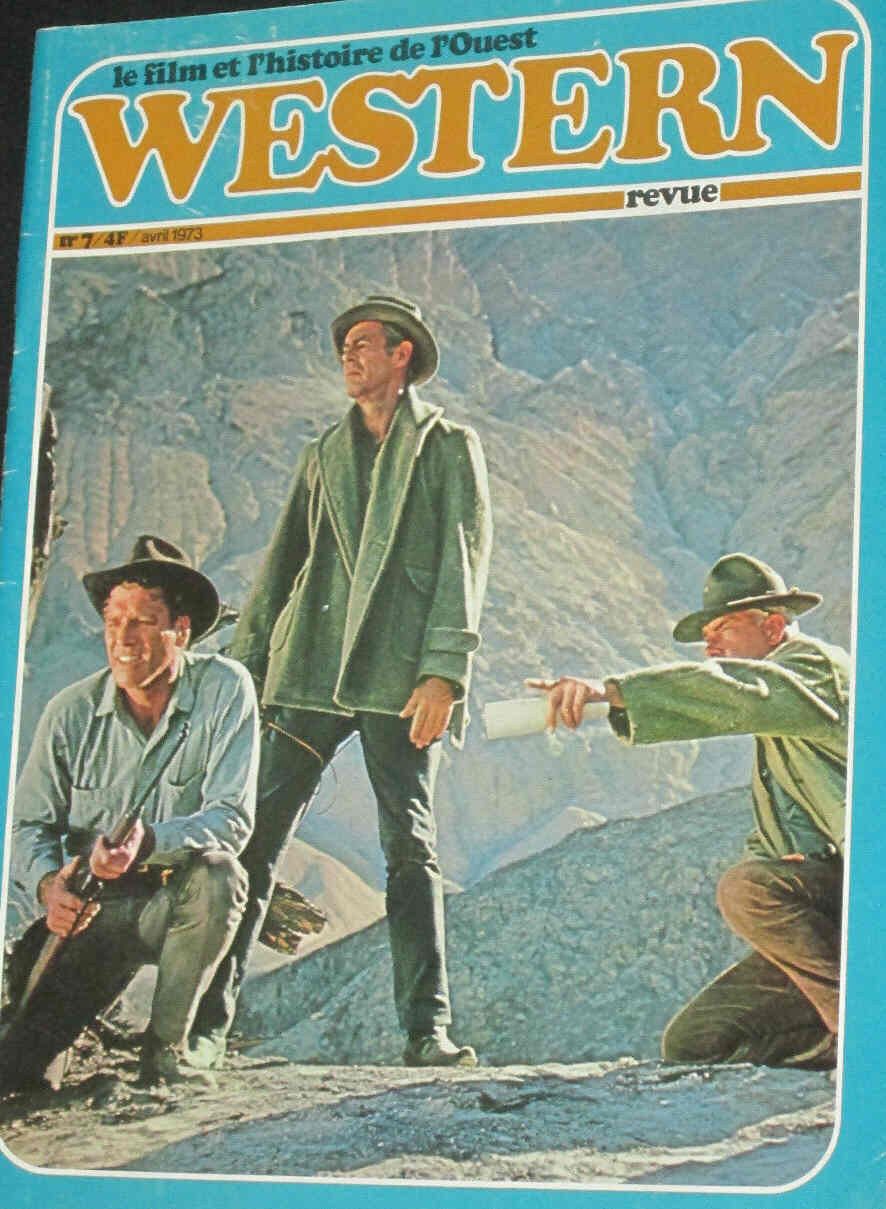 WESTERN REVUE magazine side cover Issue 7 April 1973