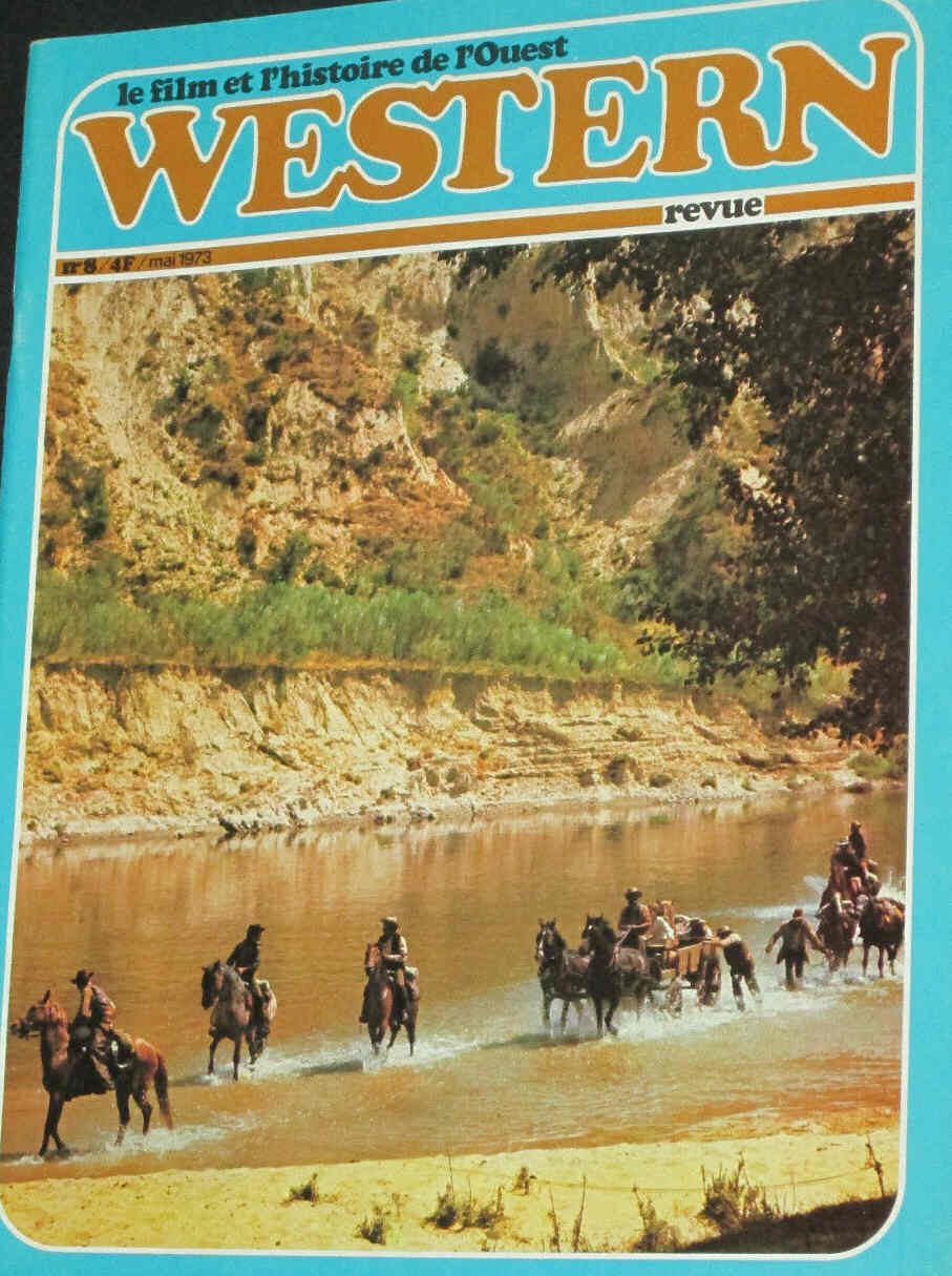 WESTERN REVUE magazine side cover Issue 8 May 1973