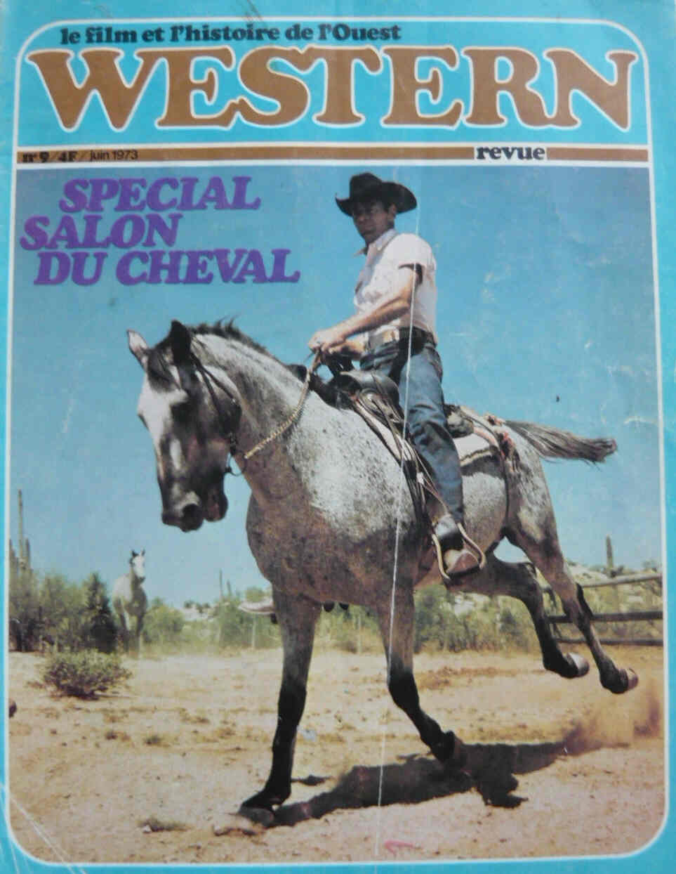 WESTERN REVUE magazine side cover Issue 9 June 1973