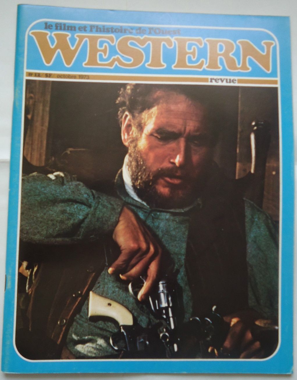 WESTERN REVUE magazine side cover Issue 12 October 1973