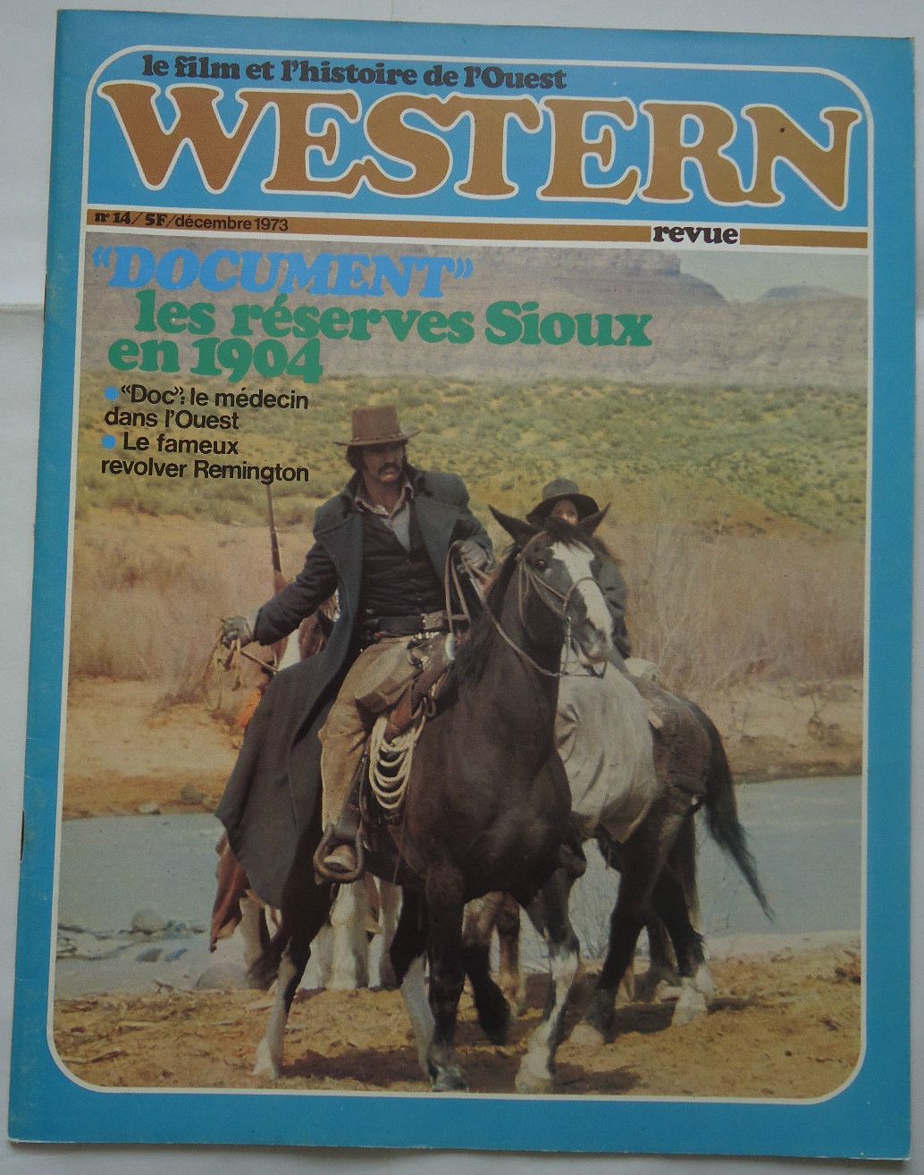 WESTERN REVUE magazine side cover Issue 14 December 1973