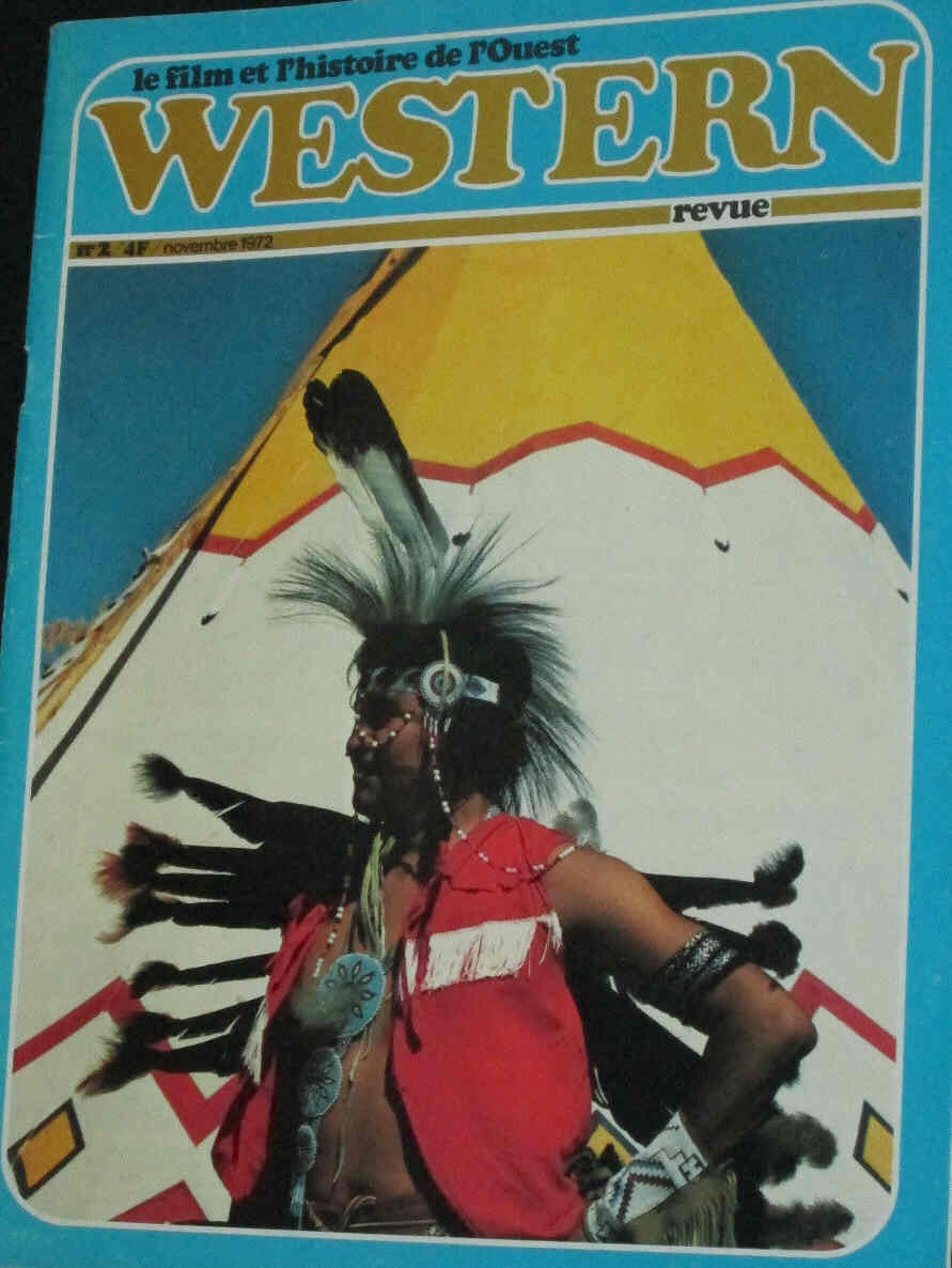 WESTERN REVUE magazine side cover Issue 2 November 1972