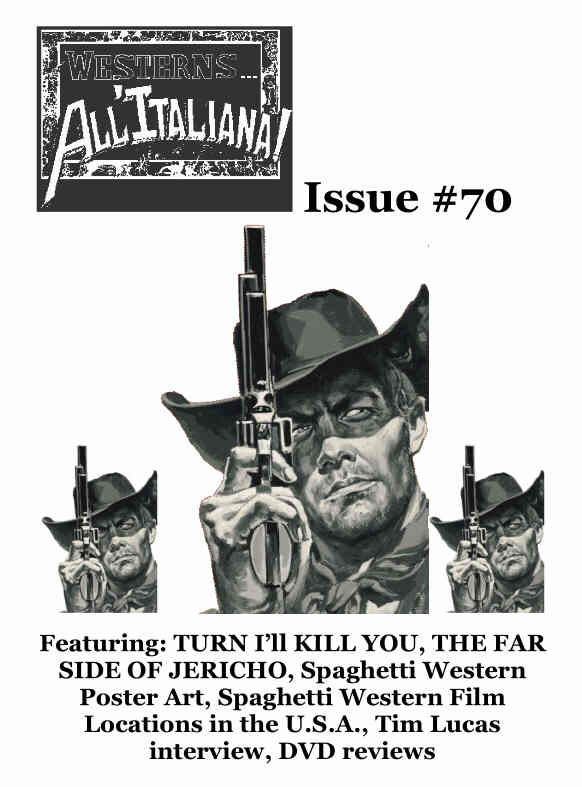 WESTERNS... ALL ITALIANA magazine side cover Issue 70 Winter 2007
