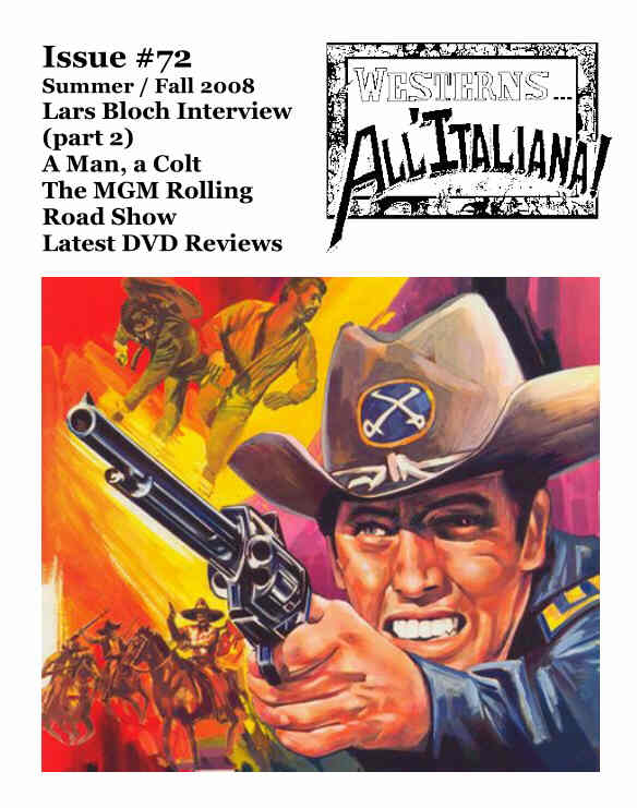WESTERNS... ALL ITALIANA magazine side cover Issue 72 Summer 2008