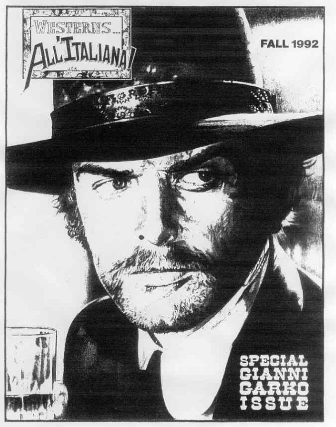 WESTERNS... ALL ITALIANA magazine side cover Fall 1992