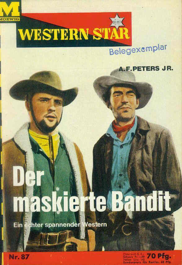 WESTERN STAR magazine side cover Issue 87  1964