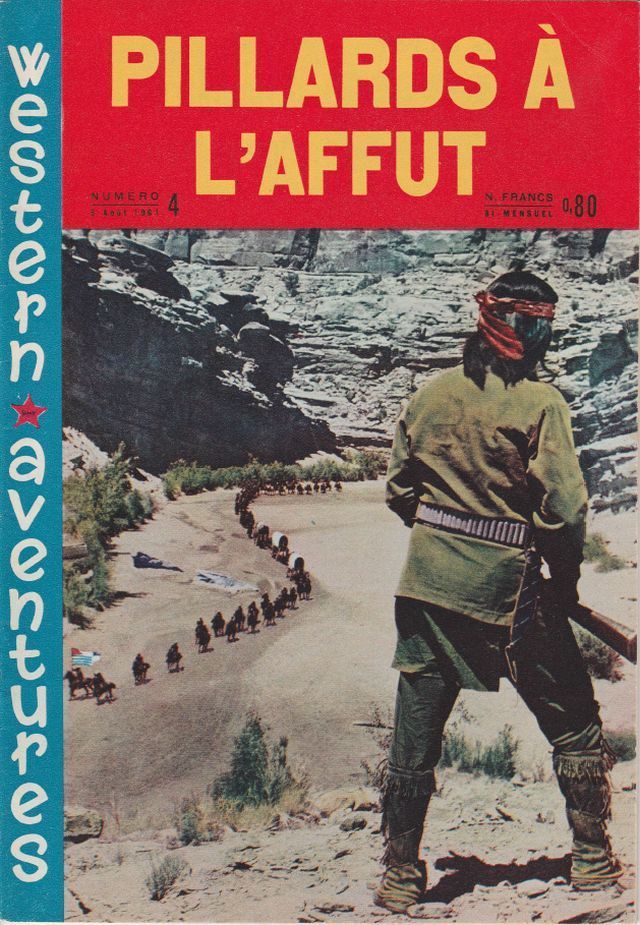 WESTERN AVENTURES magazine side cover Issue 4 5 August 1961