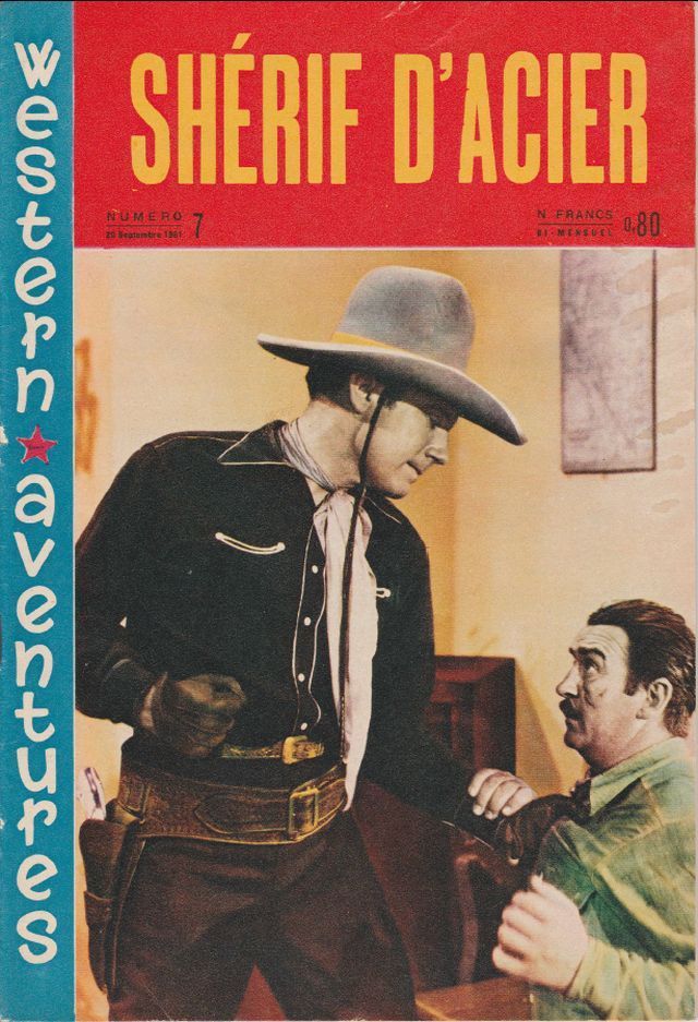 WESTERN AVENTURES magazine side cover Issue 7 20 September 1961