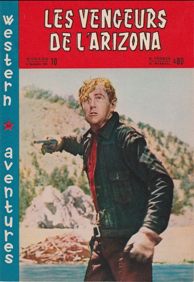 WESTERN AVENTURES magazine side cover Issue 10 6 November 1961