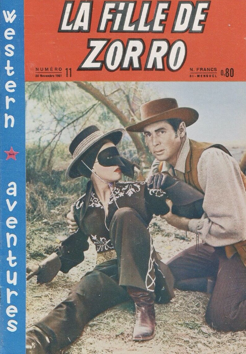 WESTERN AVENTURES magazine side cover Issue 11 20 November 1961
