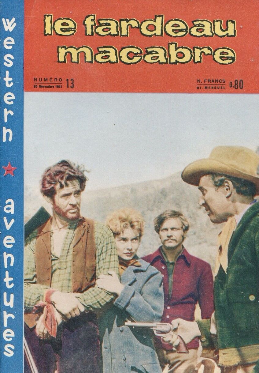 WESTERN AVENTURES magazine side cover Issue 13 20 December 1961