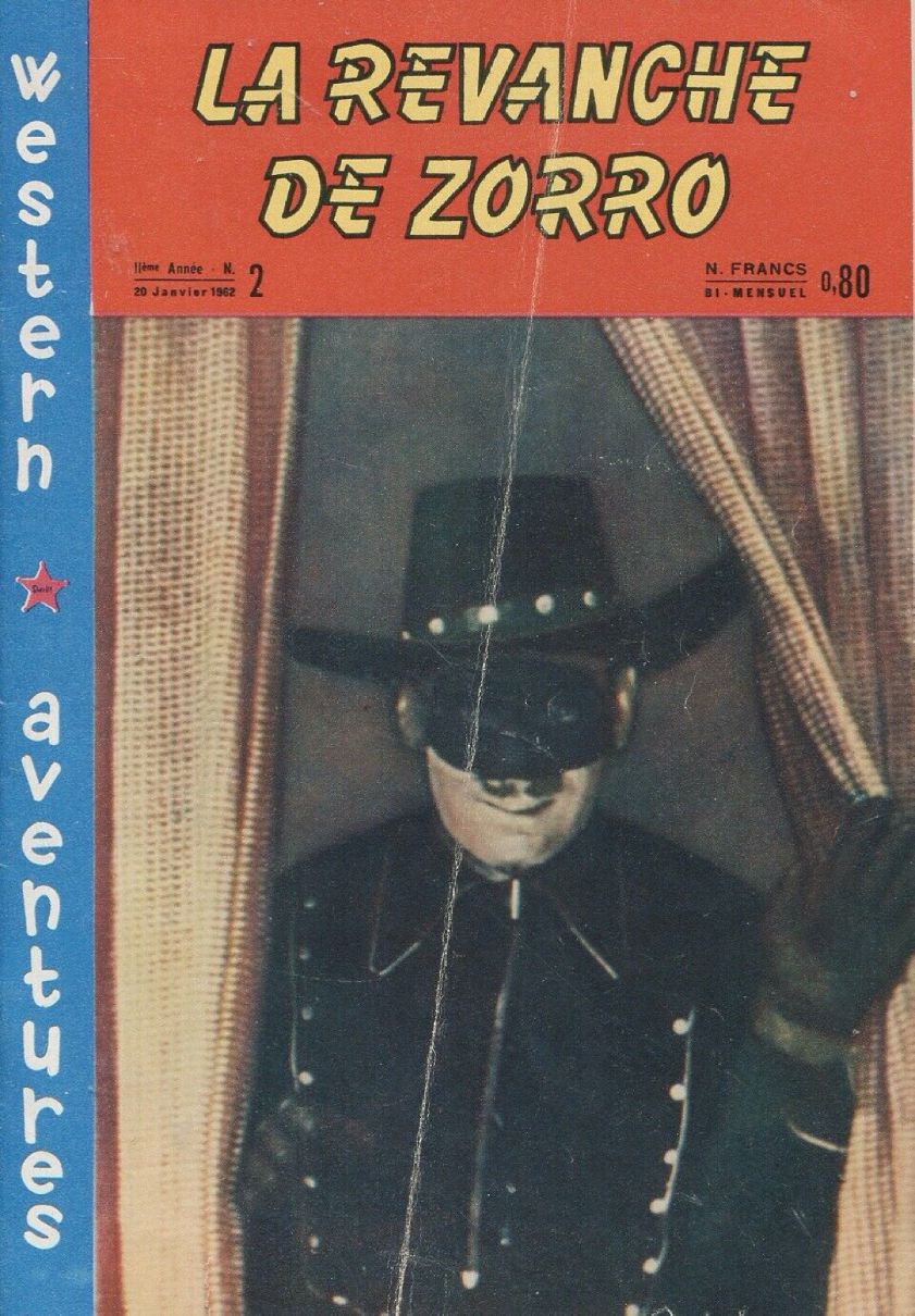 WESTERN AVENTURES magazine side cover Issue 2 20 January 1962