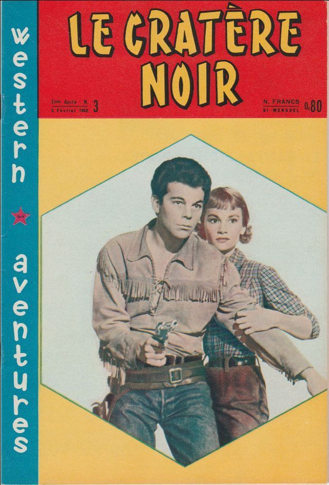 WESTERN AVENTURES magazine side cover Issue 3 6 February 1962
