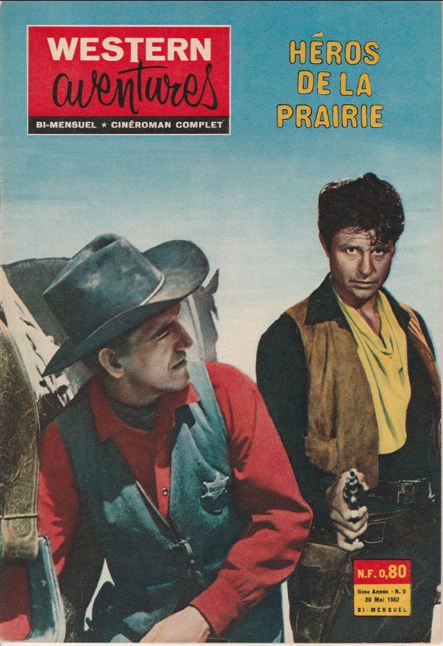 WESTERN AVENTURES magazine side cover Issue 9 20 May 1962