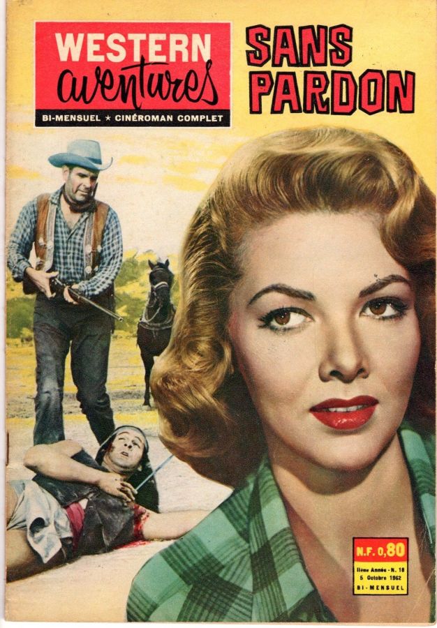 WESTERN AVENTURES magazine side cover Issue 18 6 October 1962
